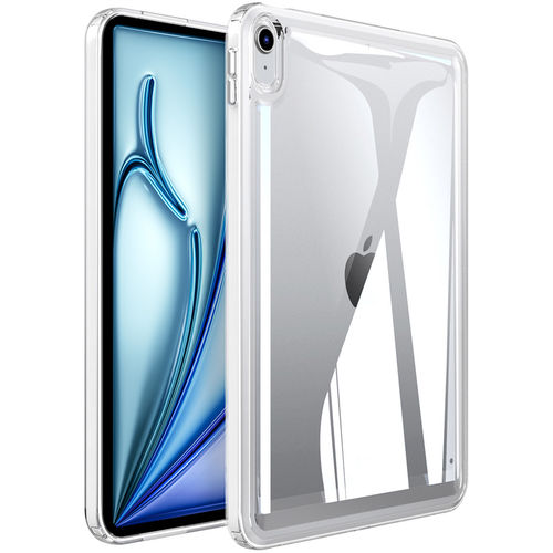 Hybrid Acrylic Tough Shockproof Case for Apple iPad Air 11-inch (M3 / M2) - Clear (Frame)