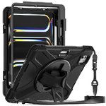 360 Hand Holder / Shoulder Strap / Shockproof Case for Apple iPad Pro 11-inch (M4) 2024
