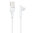 Romoss Left / Right Angle (Elbow) USB Lightning Charging Cable (1m) for iPhone / iPad - White