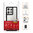 Hybrid Acrylic Tough Shockproof Case for Motorola Edge 50 Pro - Black (Frame)