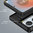 Flexi Slim Carbon Fibre Case for Motorola Edge 50 Fusion - Brushed Black