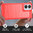 Flexi Slim Carbon Fibre Case for Motorola Edge 50 Fusion - Brushed Red