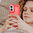 Flexi Slim Carbon Fibre Case for Motorola Edge 50 Fusion - Brushed Red