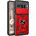 Heavy Duty Shockproof Case / Slide Camera Cover for Google Pixel 8 Pro - Red