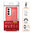 Flexi Slim Carbon Fibre Case for Oppo Reno12 5G - Brushed Red