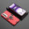 Slim Armour Tough Shockproof Case / Ring Holder Stand for Oppo Reno12 5G - Red