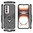 Slim Armour Tough Shockproof Case / Ring Holder Stand for Oppo Reno12 Pro 5G - Black