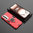 Slim Armour Tough Shockproof Case / Ring Holder Stand for Oppo Reno12 Pro 5G - Red