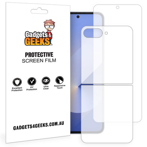 (3-in-1) Hydrogel TPU Film Front / Back / Screen Protector for Samsung Galaxy Z Flip6