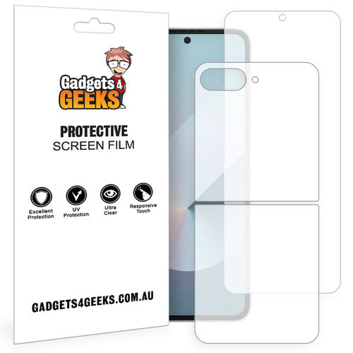 (3-in-1) Hydrogel TPU Film Front / Back / Screen Protector for Samsung Galaxy Z Flip7 FE / Flip6