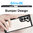 Hybrid Acrylic Tough Shockproof Case for Samsung Galaxy Z Fold6 - Black (Frame)