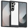 Hybrid Acrylic Tough Shockproof Case for Samsung Galaxy Z Fold6 - Black (Frame)