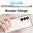 Hybrid Acrylic Tough Shockproof Case for Samsung Galaxy Z Fold6 - Clear (Frame)
