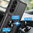 Slim Armour Shockproof Case / Slide Cover / Ring Stand for Samsung Galaxy Z Fold6 - Black