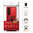 Slim Armour Shockproof Case / Slide Cover / Ring Stand for Samsung Galaxy Z Fold6 - Red
