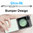 Hybrid Acrylic Tough Shockproof Case for Samsung Galaxy Z Flip6 - Clear (Frame)
