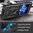 Slim Armour Shockproof Case / Finger Ring Stand for Samsung Galaxy Z Flip6 - Black