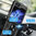Slim Armour Shockproof Case / Finger Ring Stand for Samsung Galaxy Z Flip6 - Black