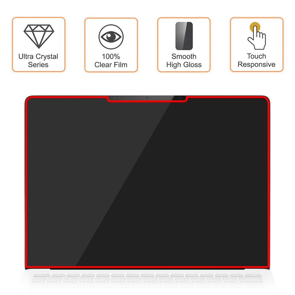 Clear Film Screen Protector for Microsoft Surface Laptop 7 (13.8-inch)