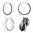 Anti-Scratch Hard Shell Case for Samsung Galaxy Watch7 40mm - Clear