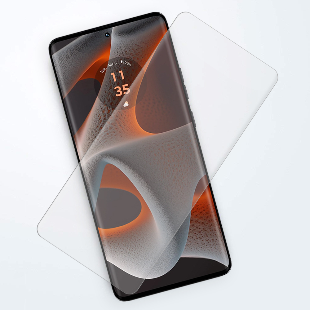 UV Liquid 3D Curved Tempered Glass Screen Protector Motorola Edge 50 Pro