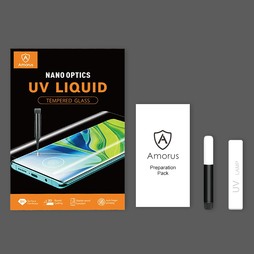 UV Liquid 3D Curved Tempered Glass Screen Protector Motorola Edge 50 Pro