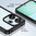 Hybrid Acrylic Tough Shockproof Case for Xiaomi Redmi 13 4G - Black (Frame)