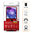 Slim Armour Shockproof Case / Finger Ring Stand for Motorola Razr 50 Ultra - Red