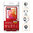 Slim Stealth Hard Shell Case for Motorola Razr 50 Ultra - Red (Matte)