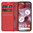 Leather Wallet Case & Card Holder Pouch for Google Pixel 9 / 9 Pro - Red