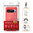 Flexi Slim Carbon Fibre Case for Google Pixel 9 / 9 Pro - Brushed Red