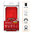 Heavy Duty Shockproof Case / Slide Camera Cover for Google Pixel 9 / 9 Pro - Red