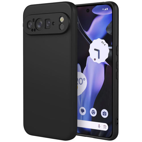 Flexi Stealth Liquid Silicone Case for Google Pixel 9 Pro XL - Black (Matte)
