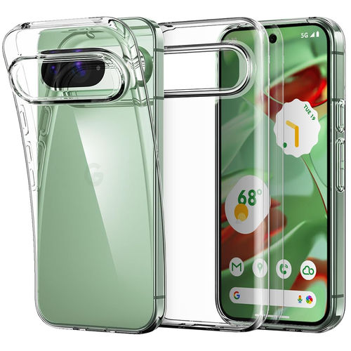 Flexi Slim Gel Case for Google Pixel 9 / 9 Pro - Clear (Gloss Grip)