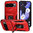 Heavy Duty Shockproof Case / Slide Camera Cover for Google Pixel 9 Pro XL - Red