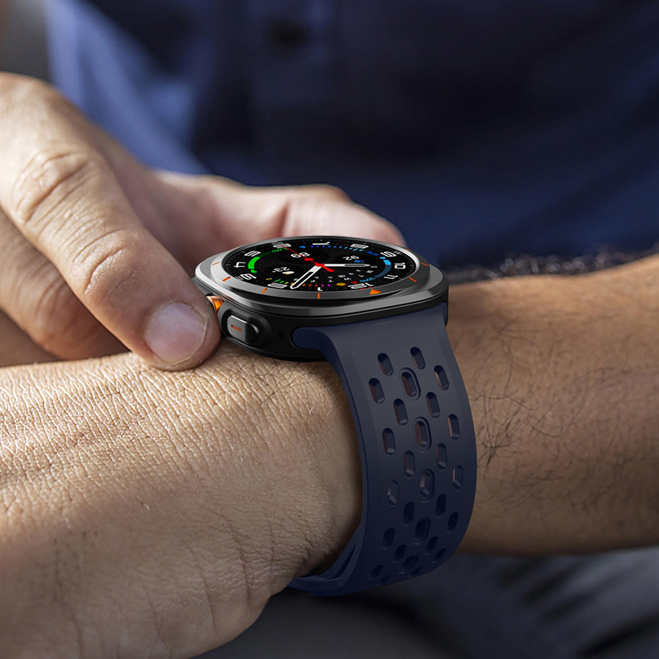 Sport Silicone Band for Samsung Galaxy Watch Ultra 47mm Blue