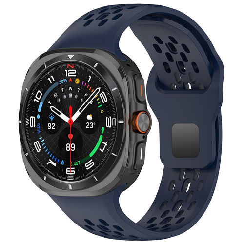 Sport Silicone Band (Breathable) for Samsung Galaxy Watch Ultra (47mm) - Blue