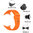 Sport Silicone Band (Breathable) for Samsung Galaxy Watch Ultra (47mm) - Orange