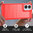 Mofi Flexi Slim Carbon Fibre Case for Motorola Moto G85 - Brushed Red