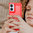Mofi Flexi Slim Carbon Fibre Case for Motorola Moto G85 - Brushed Red