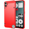 Flexi Slim Carbon Fibre Case for Nothing CMF Phone 1 - Brushed Red