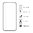 Full Coverage Tempered Glass Screen Protector for Apple iPhone 16 Plus - Black