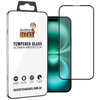 Full Coverage Tempered Glass Screen Protector for Apple iPhone 16 Plus - Black