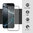 Full Coverage Tempered Glass Screen Protector for Apple iPhone 16 Pro - Black