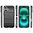 Flexi Slim Carbon Fibre Case for Apple iPhone 16 Plus - Brushed Black