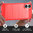 Flexi Slim Carbon Fibre Case for Apple iPhone 16 Plus - Brushed Red