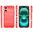 Flexi Slim Carbon Fibre Case for Apple iPhone 16 Plus - Brushed Red
