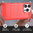 Flexi Slim Carbon Fibre Case for Apple iPhone 16 Pro - Brushed Red