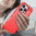 Flexi Slim Carbon Fibre Case for Apple iPhone 16 Pro Max - Brushed Red