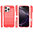 Flexi Slim Carbon Fibre Case for Apple iPhone 16 Pro Max - Brushed Red